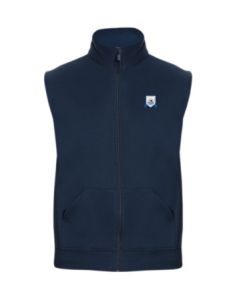KIET Crest Sleeveless Zipper Jacket